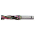 Flat Bottom Drill Bit, 1/8 in Size, 180  Degrees Point Angle, Solid Carbide, EgiAs Finish