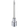 1/2 in Drive Hex Socket Bit SAE 1/4 in Tip, 5 1/4 in L