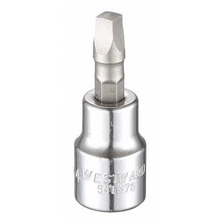 3/8 in Drive Square Socket Bit SAE R4 Tip, 1 13/16 in L