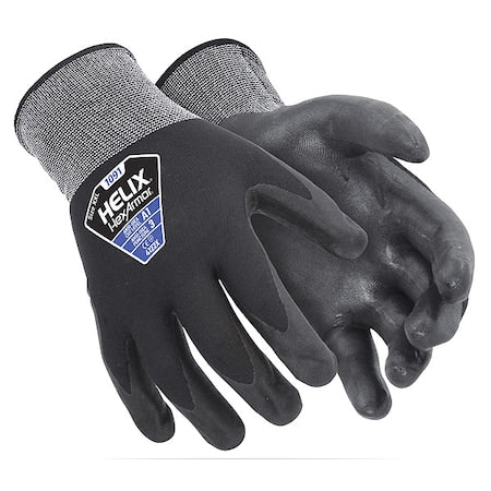 Cut Resistant Coated Gloves, Cut Level A1 ,Dipped ,Foam Nitrile ,Sandy ,XL 1 PR
