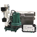 Sump/Battery Back-Up System, Pump HP 1/3, Width: 11"