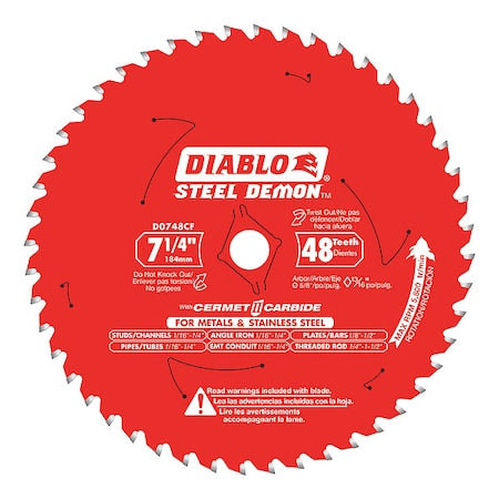 Circular Saw Blade,7-1/4" Blade dia.