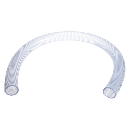 Food Hose,1" ID x 25 ft.,Clear