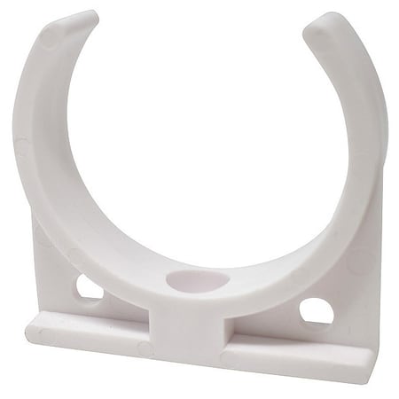 WallClip,21/2inH,Polypropylene,21/2inDia