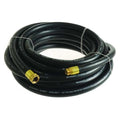 3/4 in ID x 100 ft L Garden Hose, EPDM Tube, Black, Brass x Brass Fitting