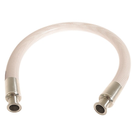 Food Grade Hose,2" ID x 15 ft.,Clear