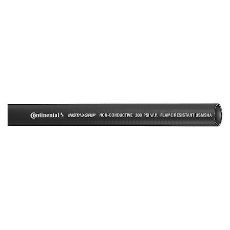Air Hose,1/4" ID x 15 ft.,Black