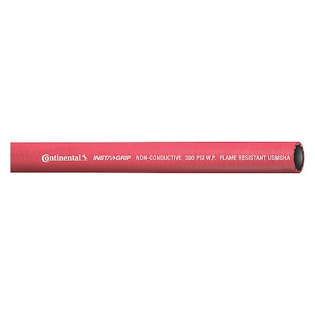 Air Hose,3/8" ID x 15 ft.,Red