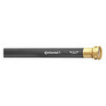 5/8 in ID x 50 ft L Garden Hose, EPDM Tube, Black, Brass x Brass Fitting