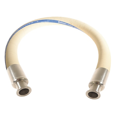Food Grade Hose,1-1/2" ID x 36",White