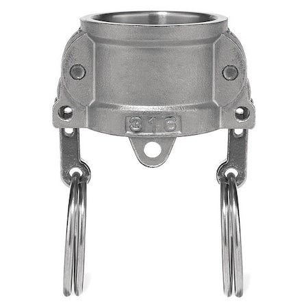 Cam and Groove Fitting, 304SS, DC, 1" Coupler Dust Cap