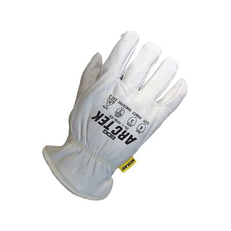 Cut-Resistant Leather Gloves, Cut Level A4 ,Uncoated ,M 1 PR