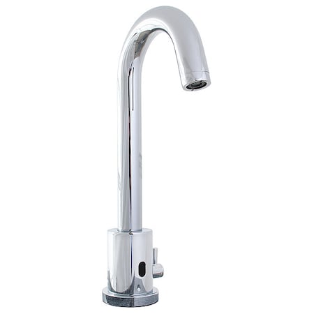 Gooseneck Bathroom Faucet,Deck Mount,2A