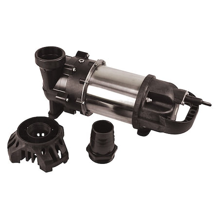 Pond Pump,1/2 hp,115V AC,Plastic Housing