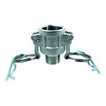Cam and Groove Coupling, 1/2", 316 SS, Fitting Type: MNPT