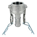 CamGrooveCouplng,Hose Shank,SS,Nitrile