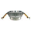 CamGrooveCouplng,Threaded,Alum,Nitrile