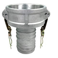 Cam and Groove Coupling, 4", Aluminum, For Hose I.D.: 3 in
