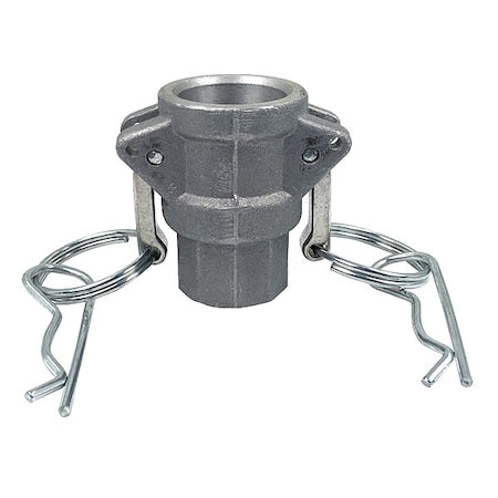 Cam and Groove Coupling, 1/2", Aluminum, Connection Type: NPT