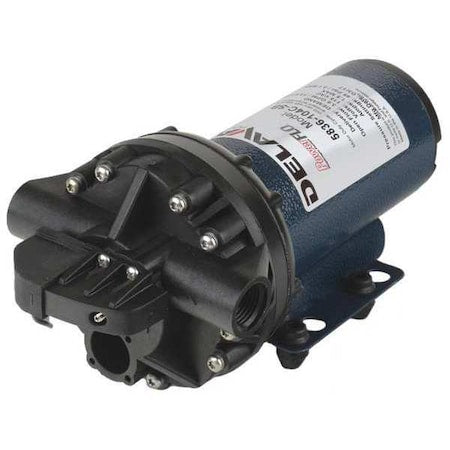 Diaphragm Pump, Polypropylene, Santoprene, 115, 3.6 GPM 140 Degrees F