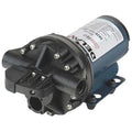 Diaphragm Pump, Polypropylene, Santoprene, 12VDC, 2.5 GPM 140 Degrees F