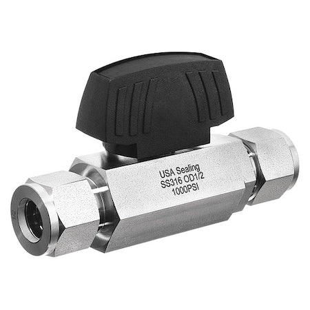Manual 2-Way Ball Valve,NPT,316 SS
