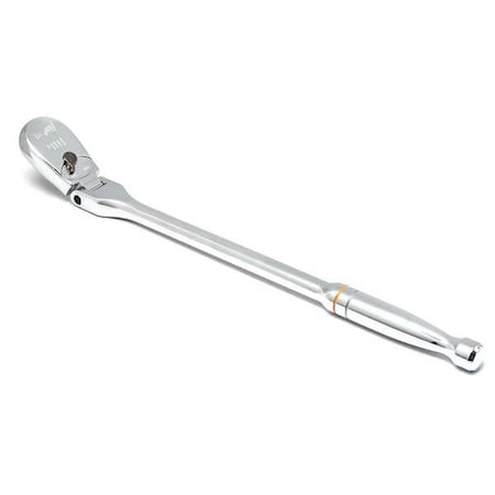 1/2" Drive 90 Geared Teeth Teardrop Head Hand Ratchet, 16.9" L, Full Polish Chrome Finish, 81306T