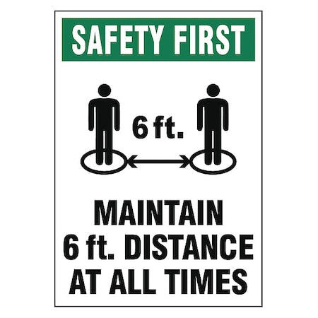 Adhesive Safety Sign, S503-107-V