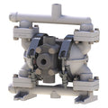 Double Diaphragm Pump, FNPT, PTFE/PP, 1/4 in, 5 gpm