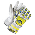 Cut-Resistant Leather Gloves, Cut Level A5 ,M 1 PR