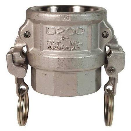 Cam and Groove Coupling,1/2",316 SS