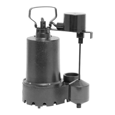 Sump Pump,Thermoplastic,1/2 HP