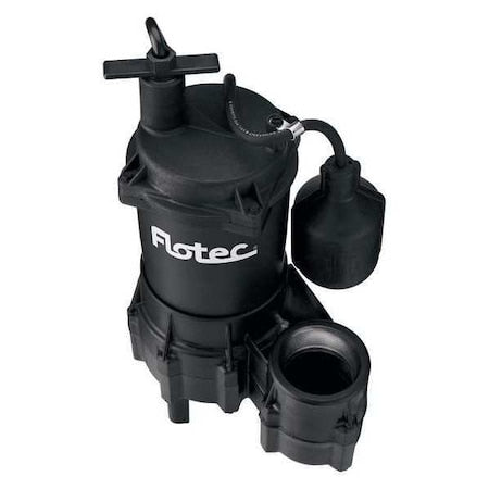 SewageEjectorPump,8ft,0.4hp,115VAC