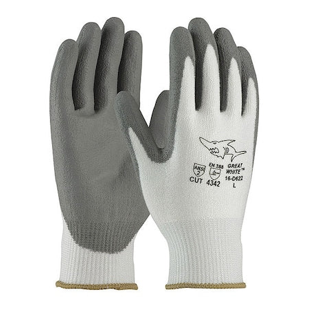 Cut-Resistant Coated Gloves, Cut Level A2 ,Dipped ,Polyurethane ,Smooth ,2XL 12 PK