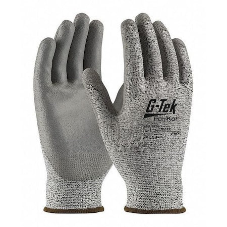 Cut-Resistant Coated Gloves, Cut Level A2 ,Dipped ,Polyurethane ,Smooth ,M 12 PK