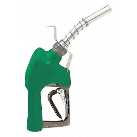 FuelNozzle,Green,3/4in,NPT,7inAlumSpout