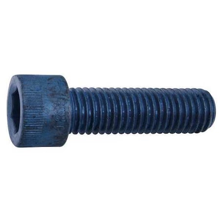M10-1.50 Socket Head Cap Screw, Socket, Metric Blue Alloy Steel, 20 mm Length, 25 PK