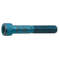 M10-1.50 Socket Head Cap Screw, Socket, Metric Blue Alloy Steel, 50 mm Length, 25 PK