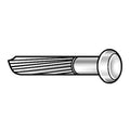Masonry Nail,2 1/2 in,PK395, 9 Guage, 2 1/2 in L, Steel, Plain