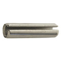 Slotted Spring Pin, 3/32 in Outside Dia, 7/8 in L, Stainless Steel, 100 PK