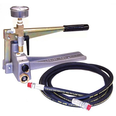 Hyrdo Test Pmp,300 psi,1/4 in,Steel