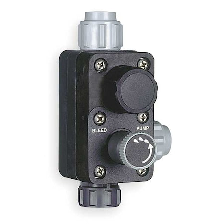 Valve, PVDF, 3/8 in Tube, Five Function