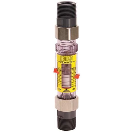 Flowmeter, 1 MNPT, 4-28 GPM