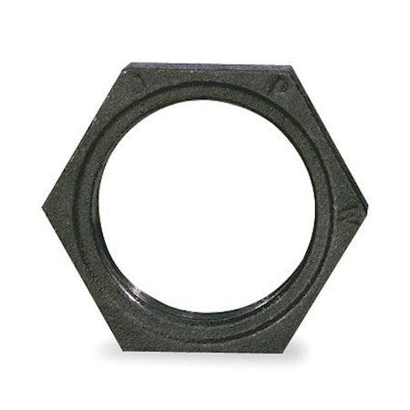 Hex Locknut Hex Locknut, 1-1/2" Pipe, FNPT, Malleable Iron, Class 150