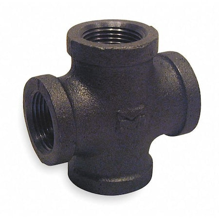 Cross Cross, 2" Pipe, FNPT, Malleable Iron, Class 150
