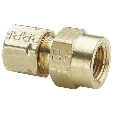3/8" Compression x 1/4" FNPT Brass Connector 10PK