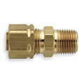 1/2" Compression x MNPT Brass Connector 25PK