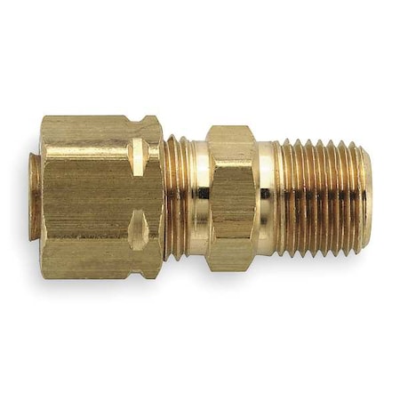 1/2" Compression x MNPT Brass Connector 25PK