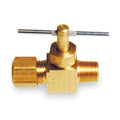Needle Valve,Straight,Brass,1/4 In.