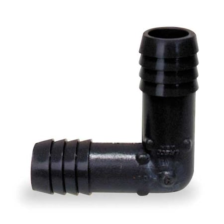 PVC Elbow, 90 Degrees, Insert, 1-1/4 in Pipe Size